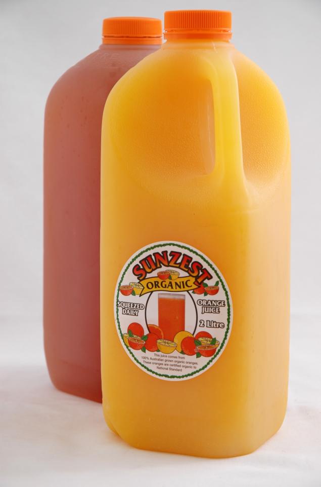2 Litre Organic Orange Juice